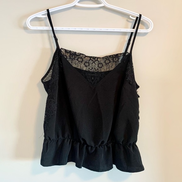 Dynamite Black Peplum Cami - Picture 5 of 8